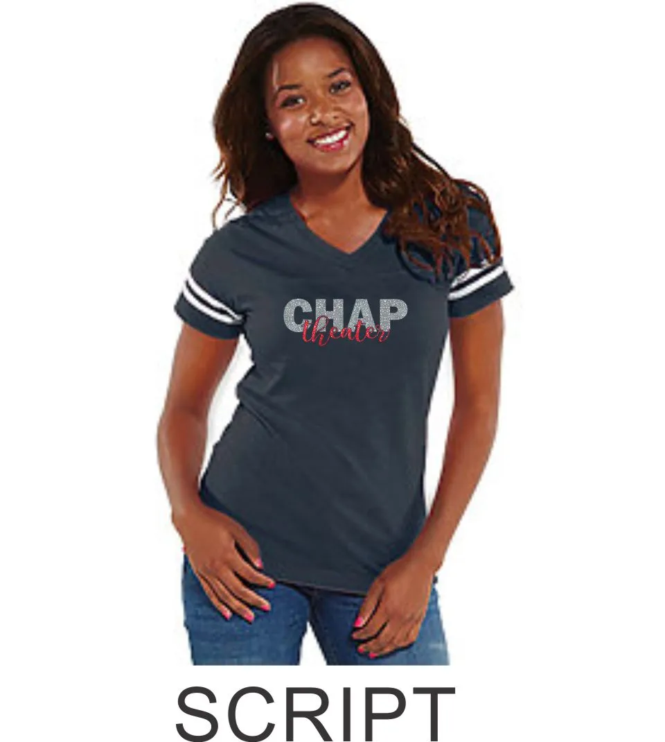 Chap Theater Varsity Tee- Matte or Glitter