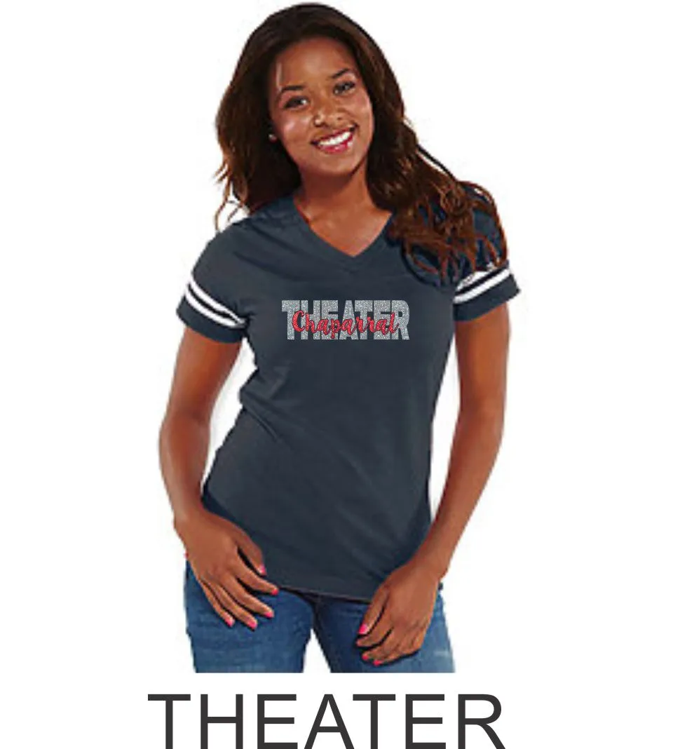 Chap Theater Varsity Tee- Matte or Glitter
