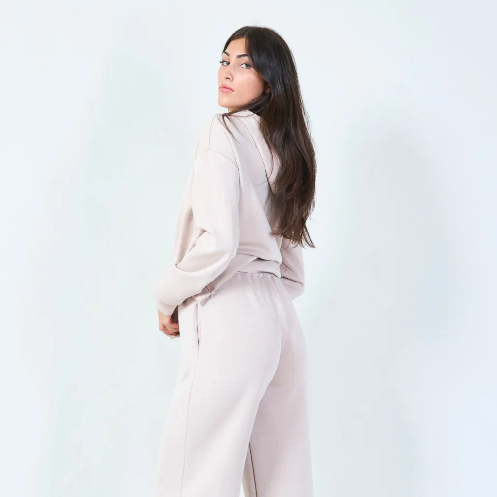 Cozy pullover hoodie with long drawstrings wholesale
