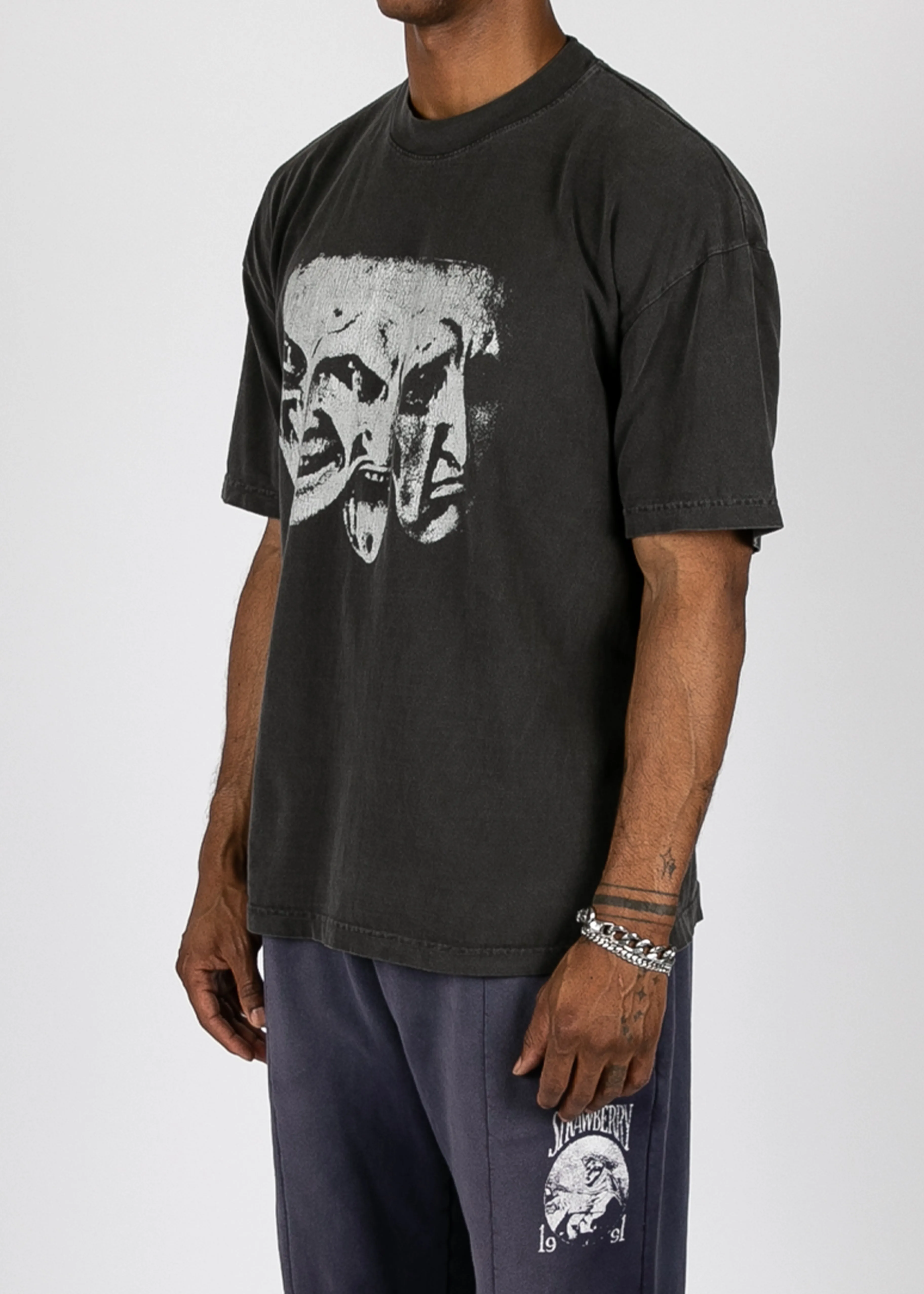 Faces T-Shirt - Vintage Black