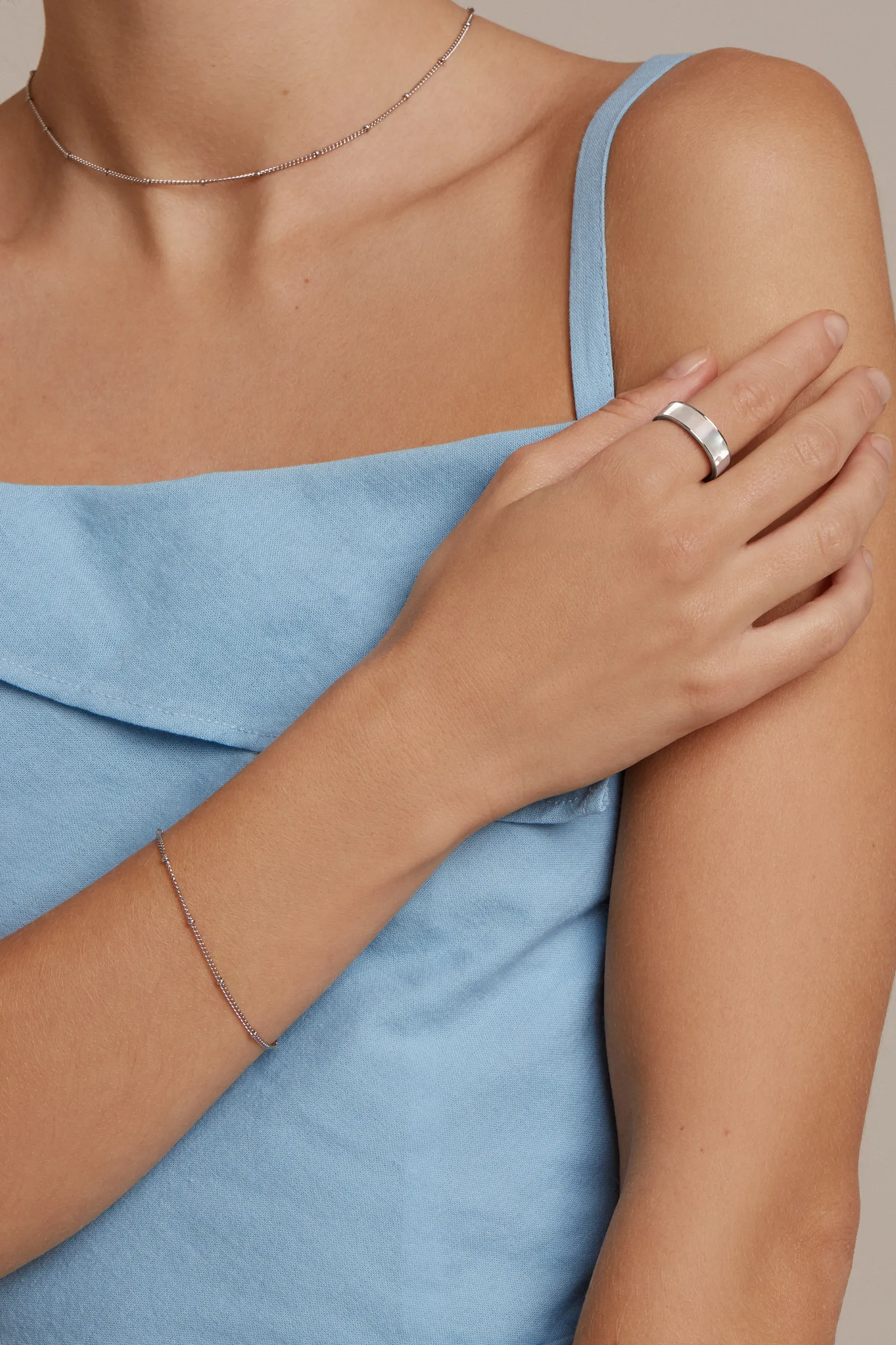 Flore Necklace - Silver