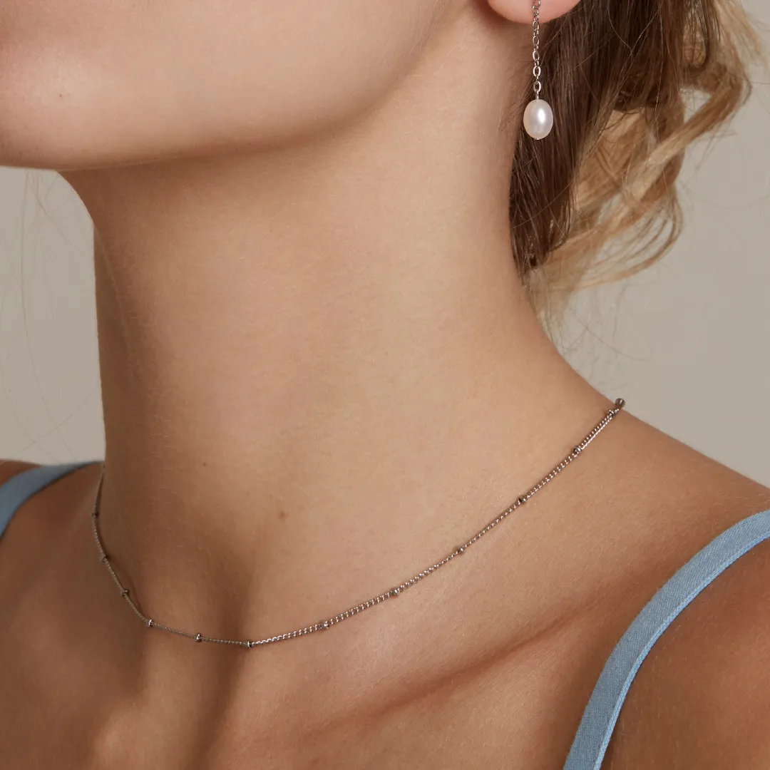 Flore Necklace - Silver