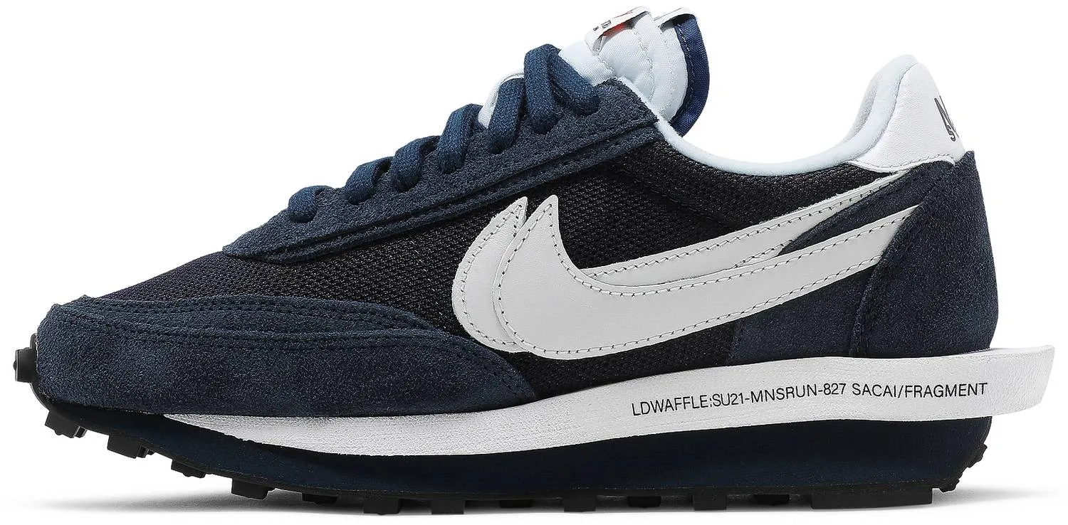 Fragment x sacai x Nike LD Waffle 'Blue Void'