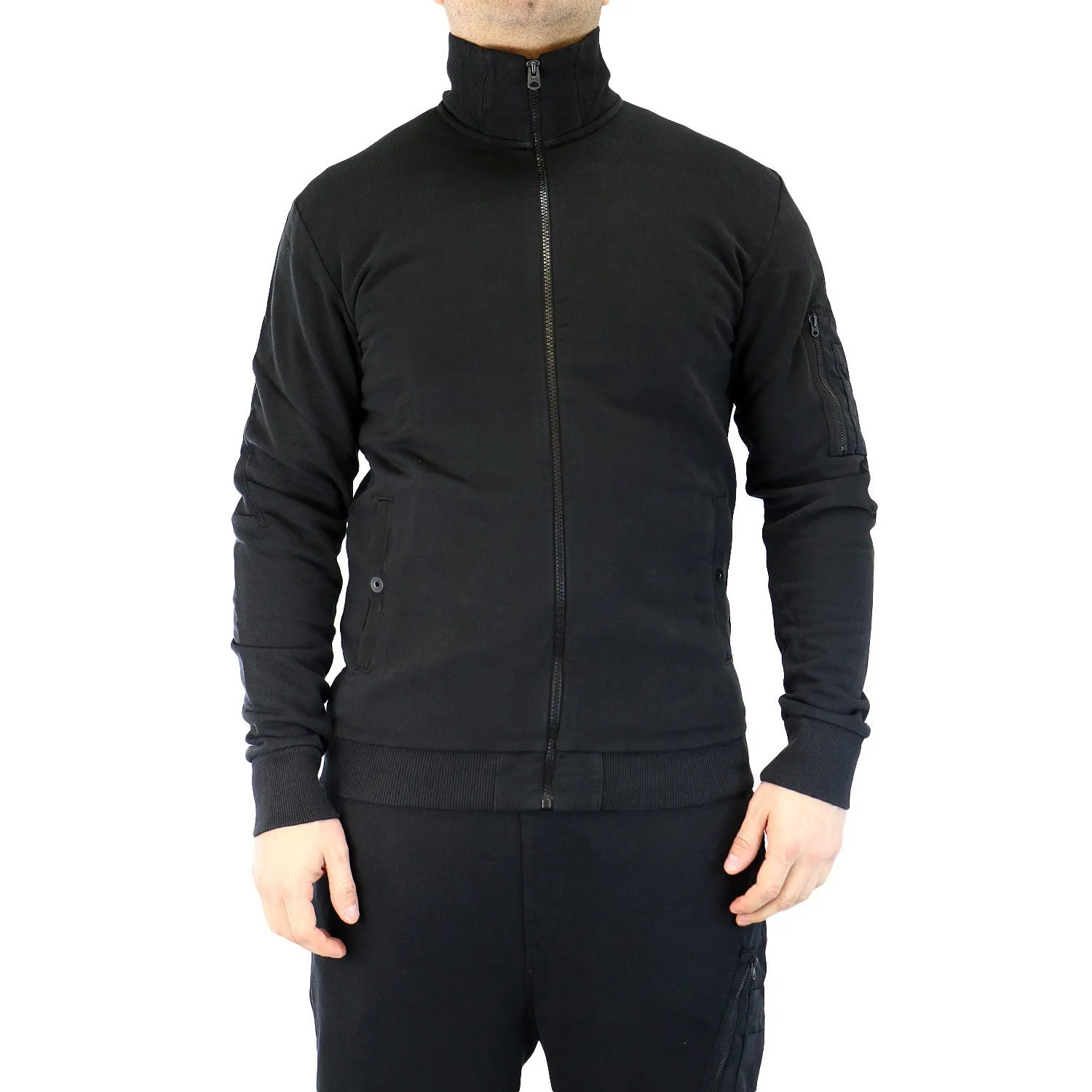G-Star Omes French Terry Athletic Vest Sweat Jacket - Black - Mens