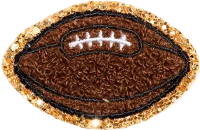 Glitter Varsity Football Patch
