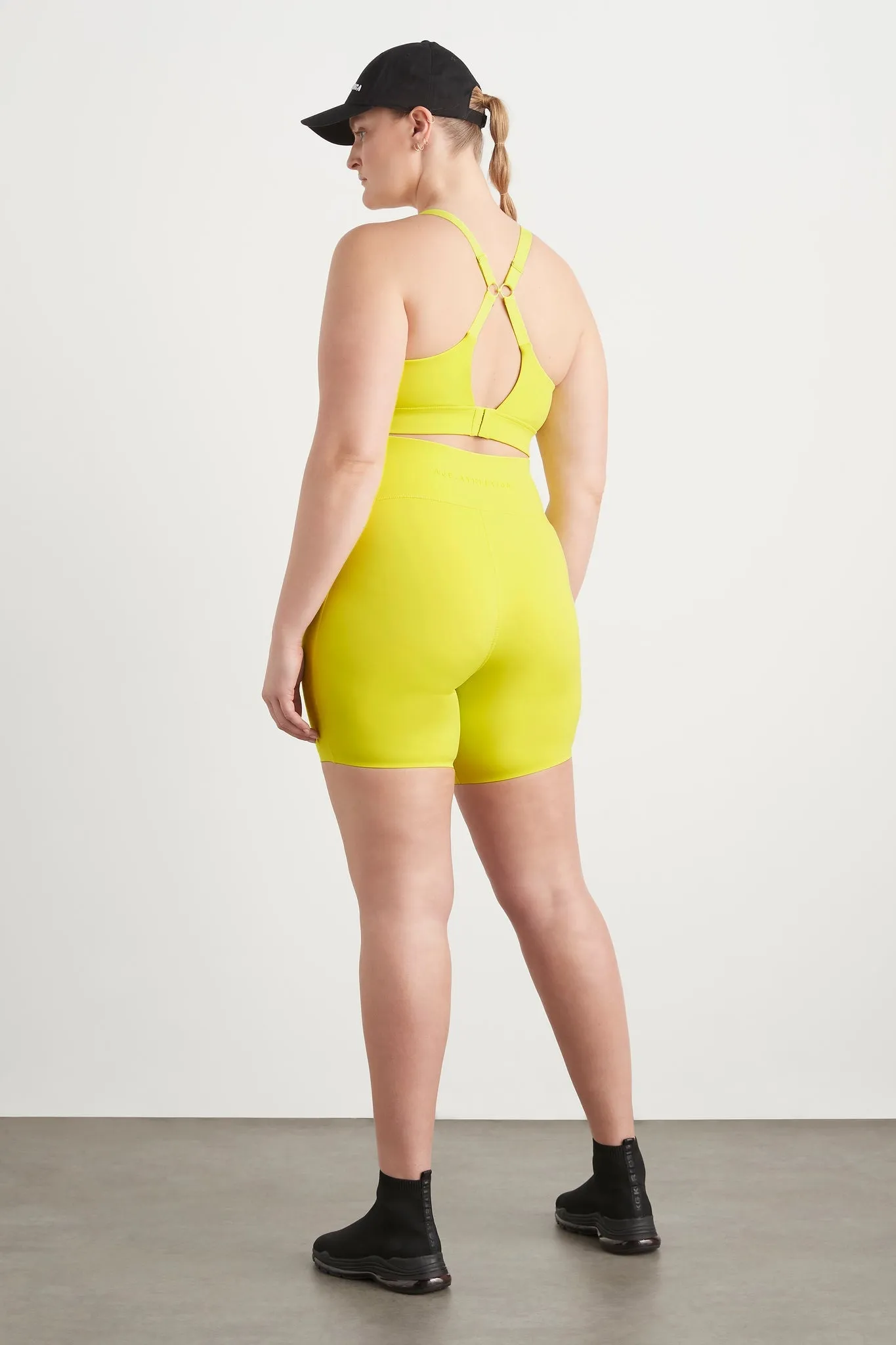 High Rise Mid Length Bike Short 615