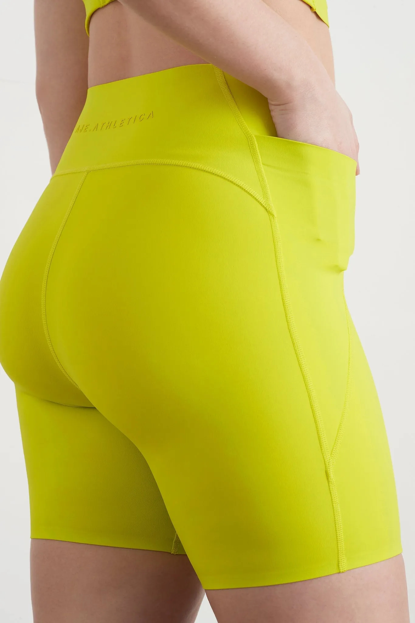 High Rise Mid Length Bike Short 615