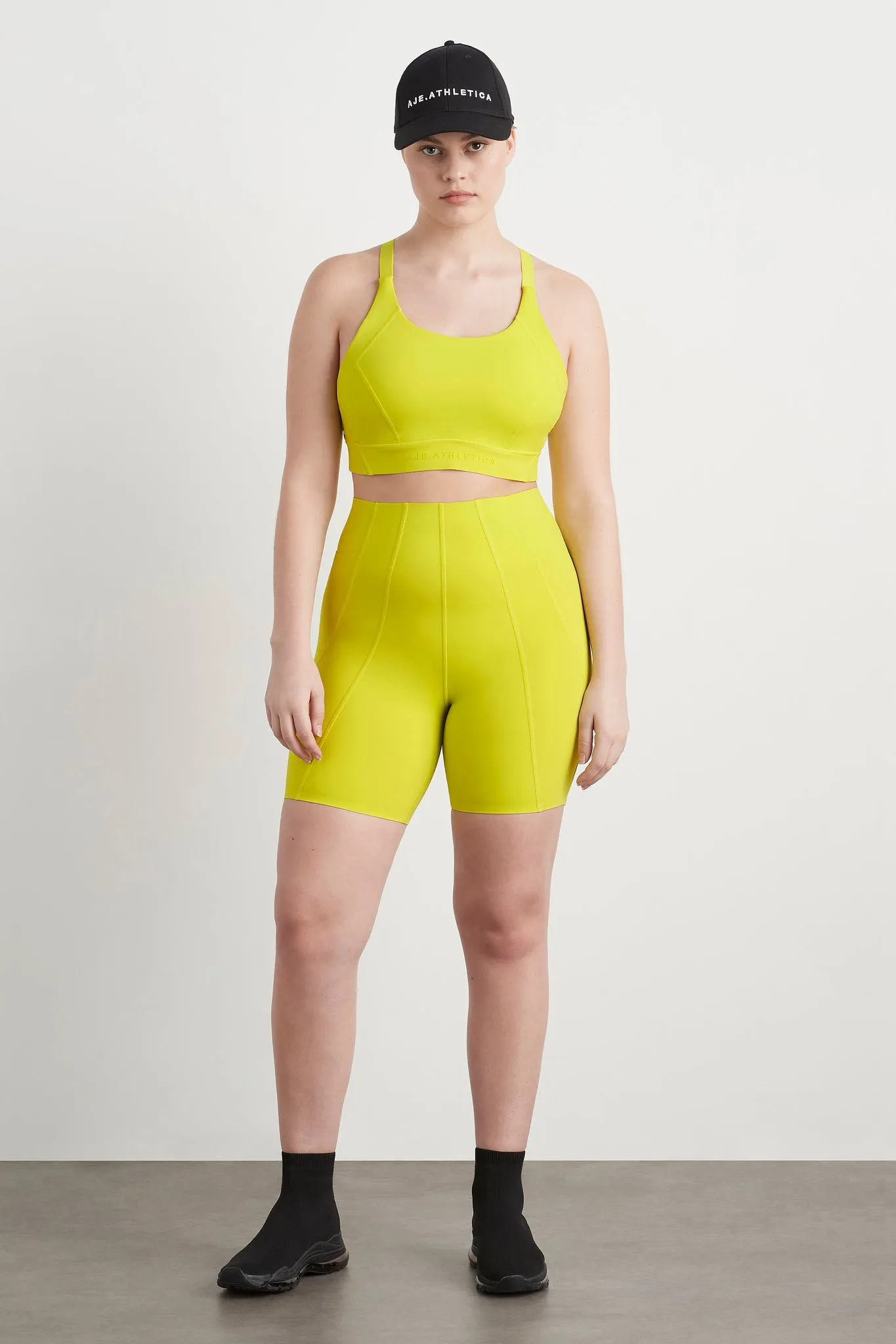 High Rise Mid Length Bike Short 615