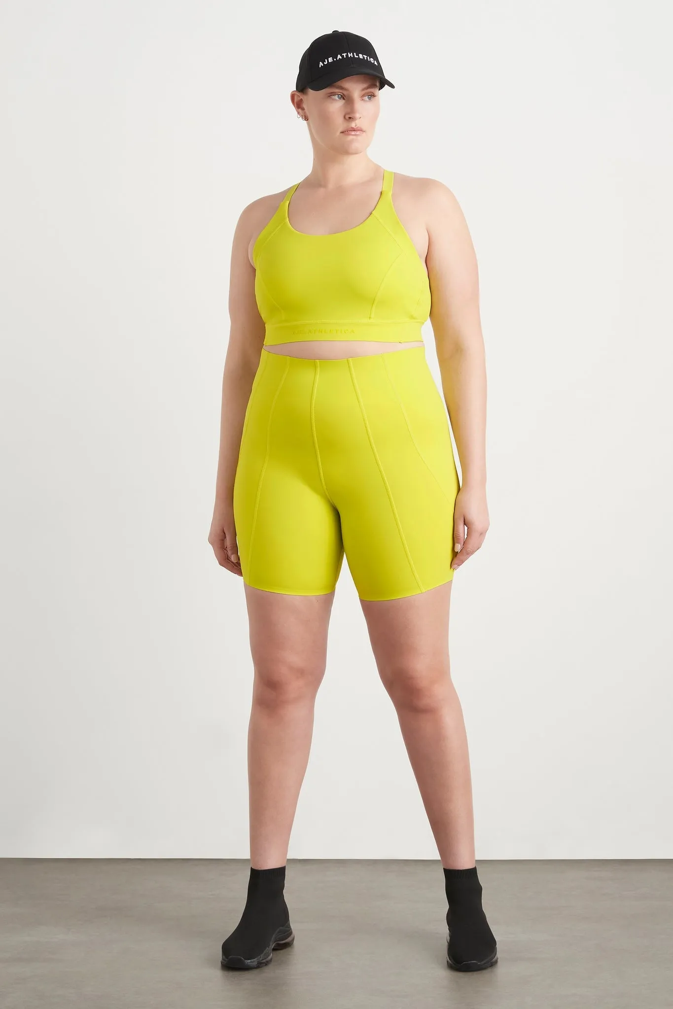 High Rise Mid Length Bike Short 615