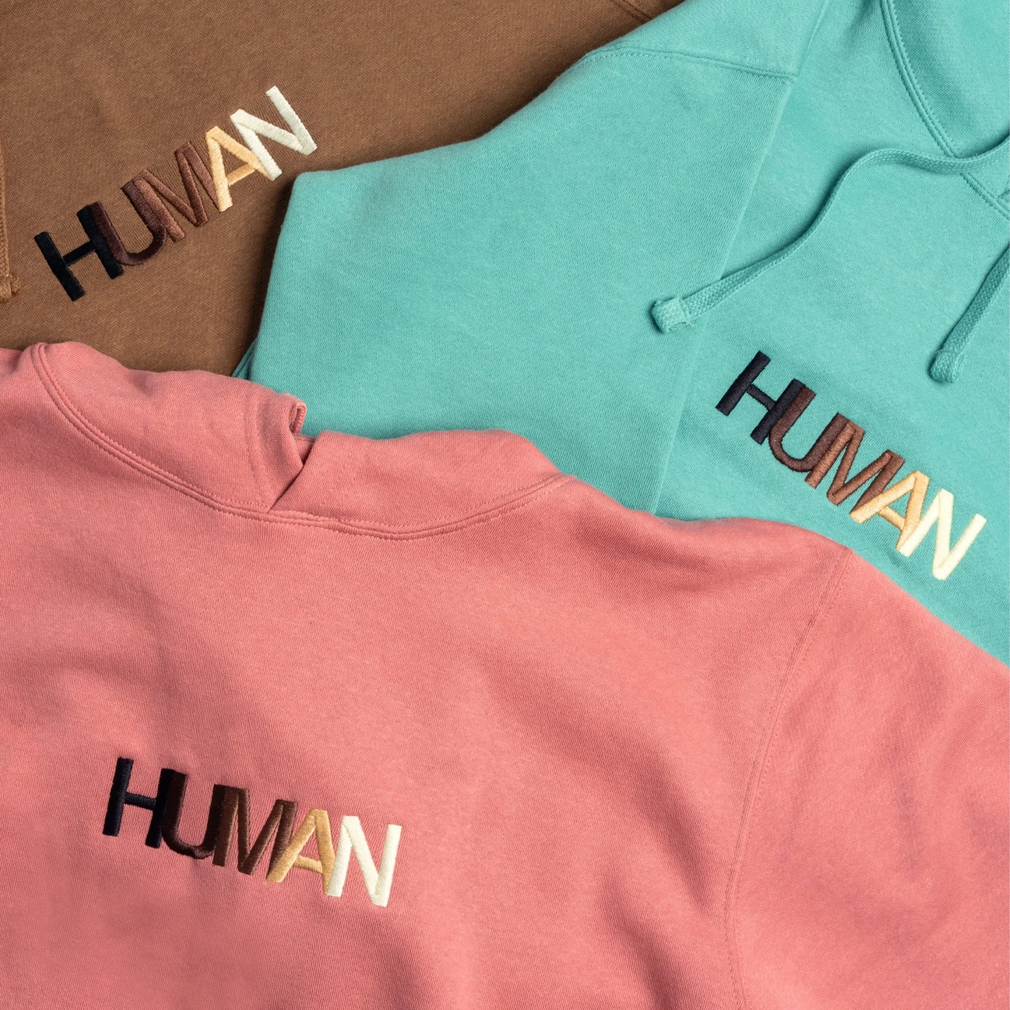 Human Embroidered Hoodie
