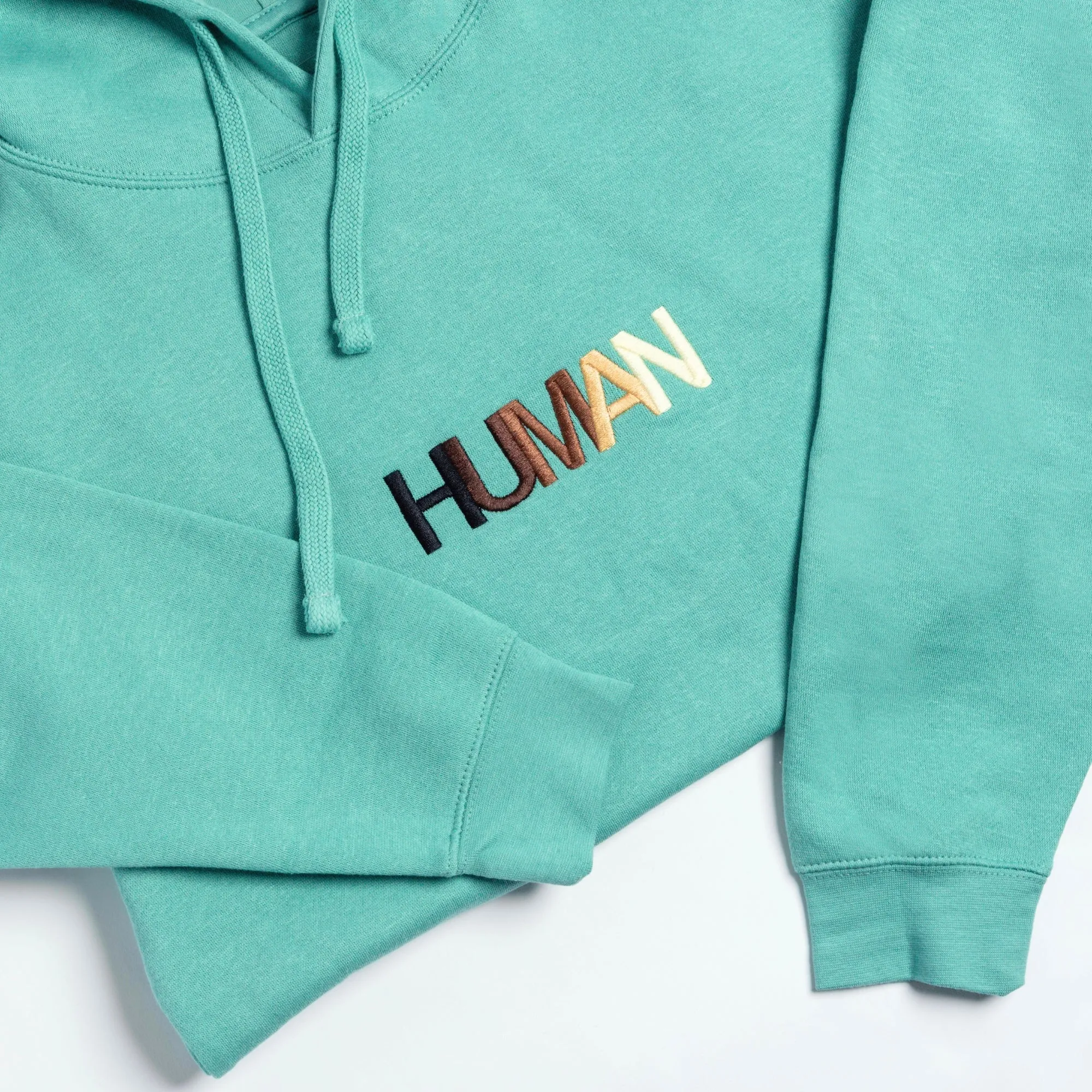 Human Embroidered Hoodie