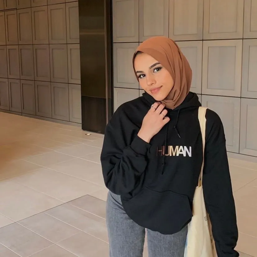 Human Embroidered Hoodie