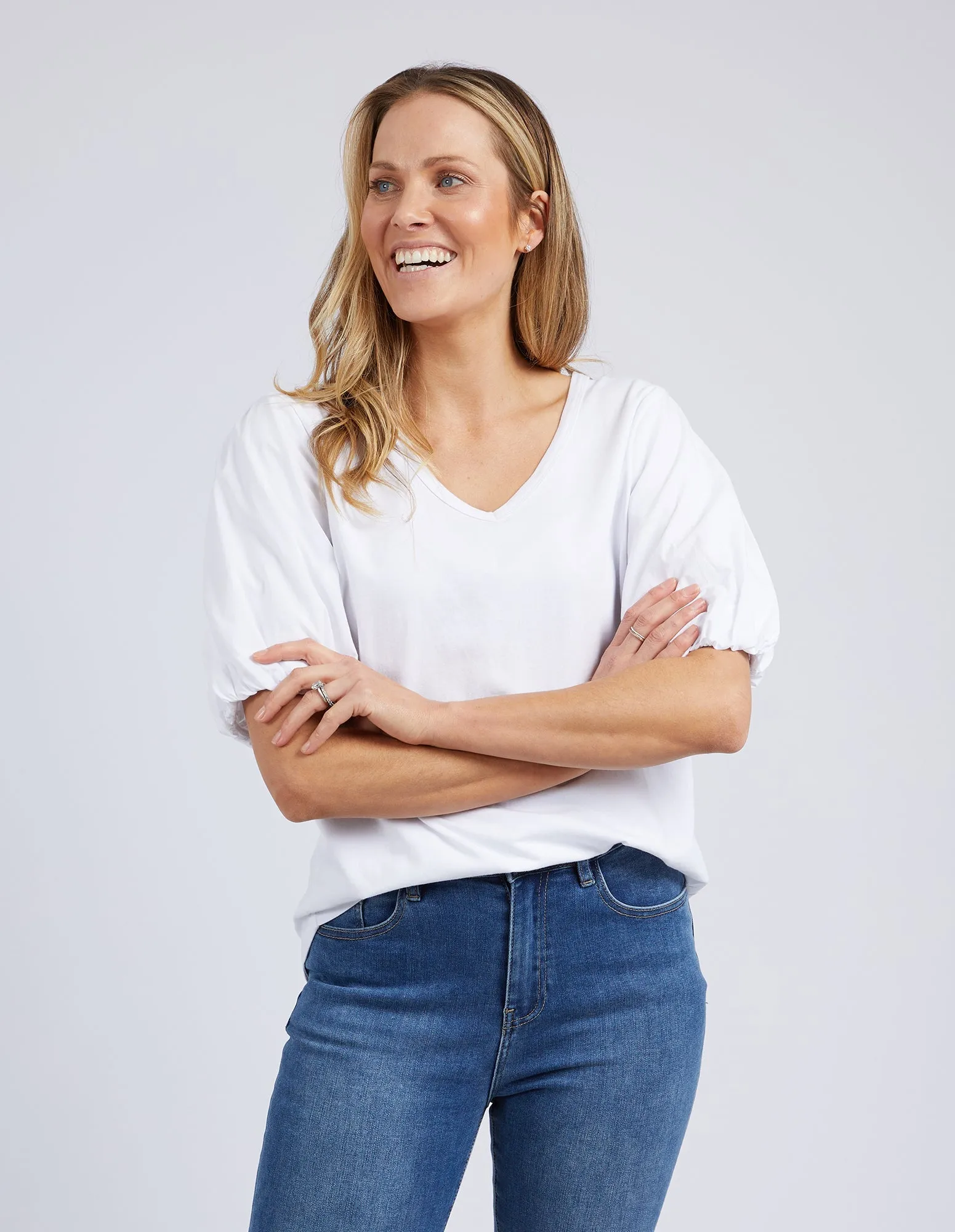 Joy Short Sleeve Tee White