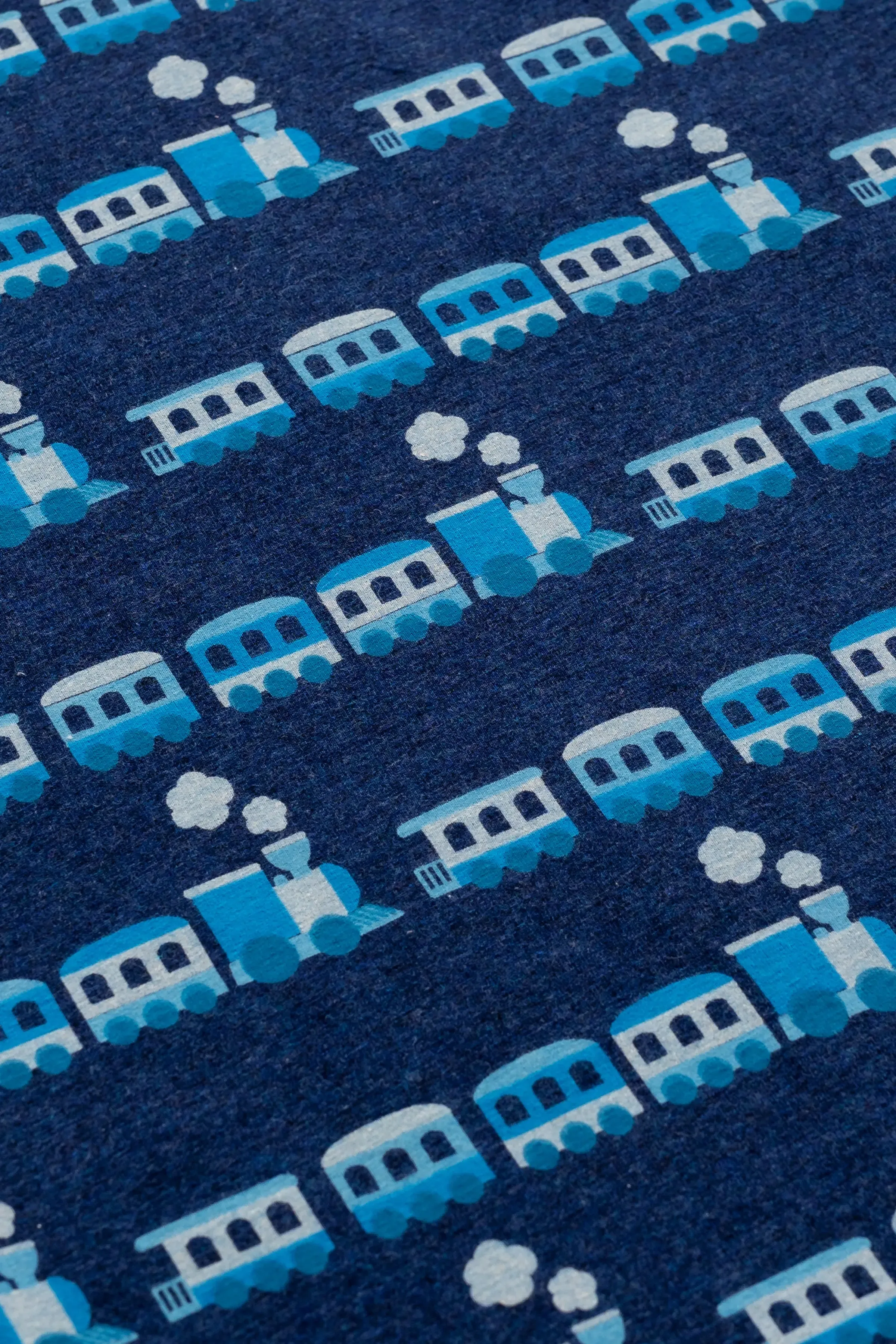 Kimono Tie One-Piece_Blue Trains