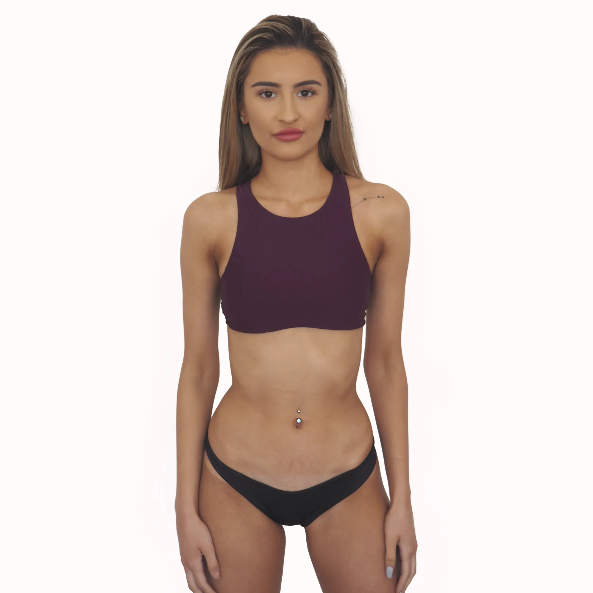 LARA CROP // WINE
