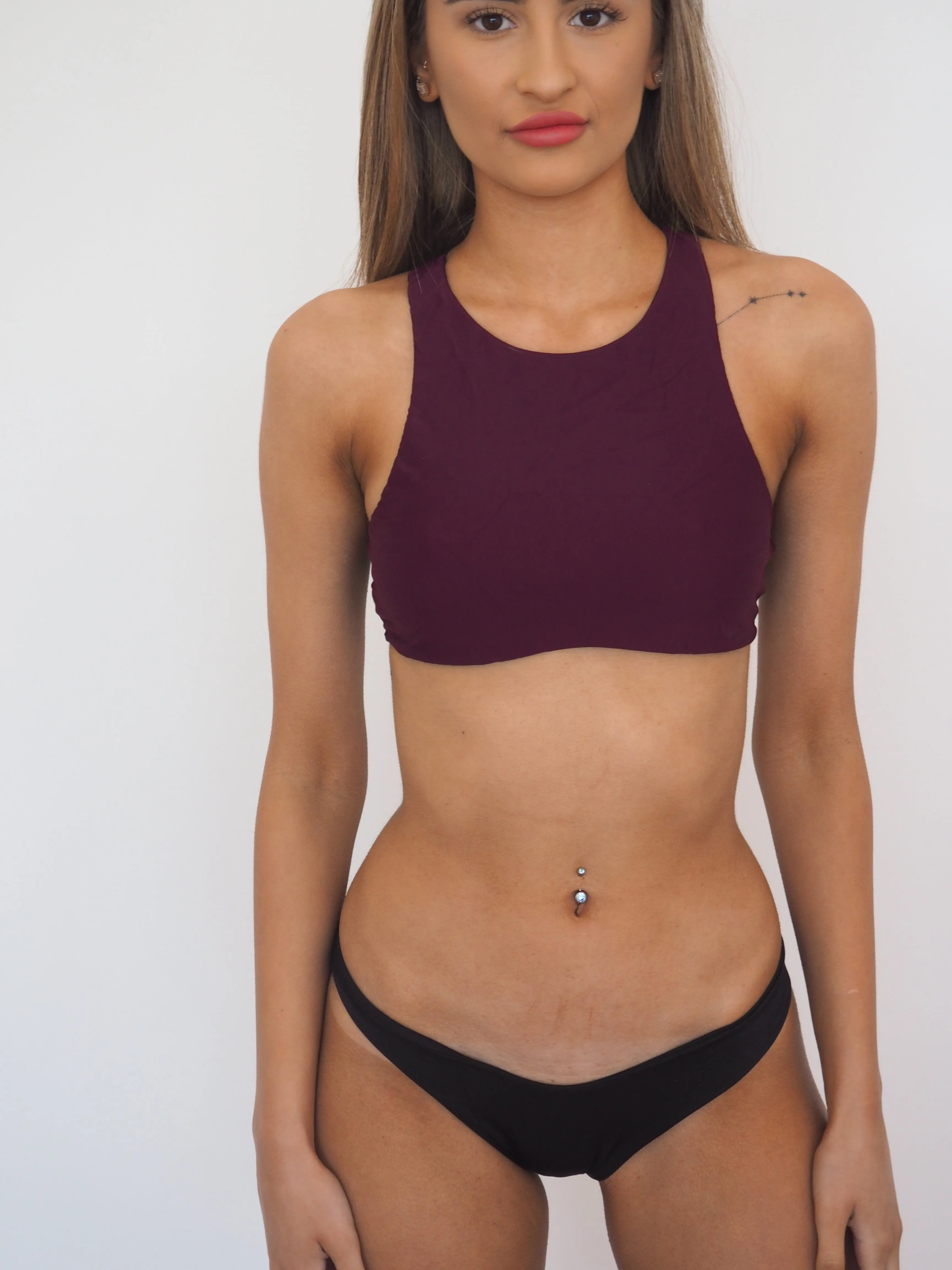 LARA CROP // WINE