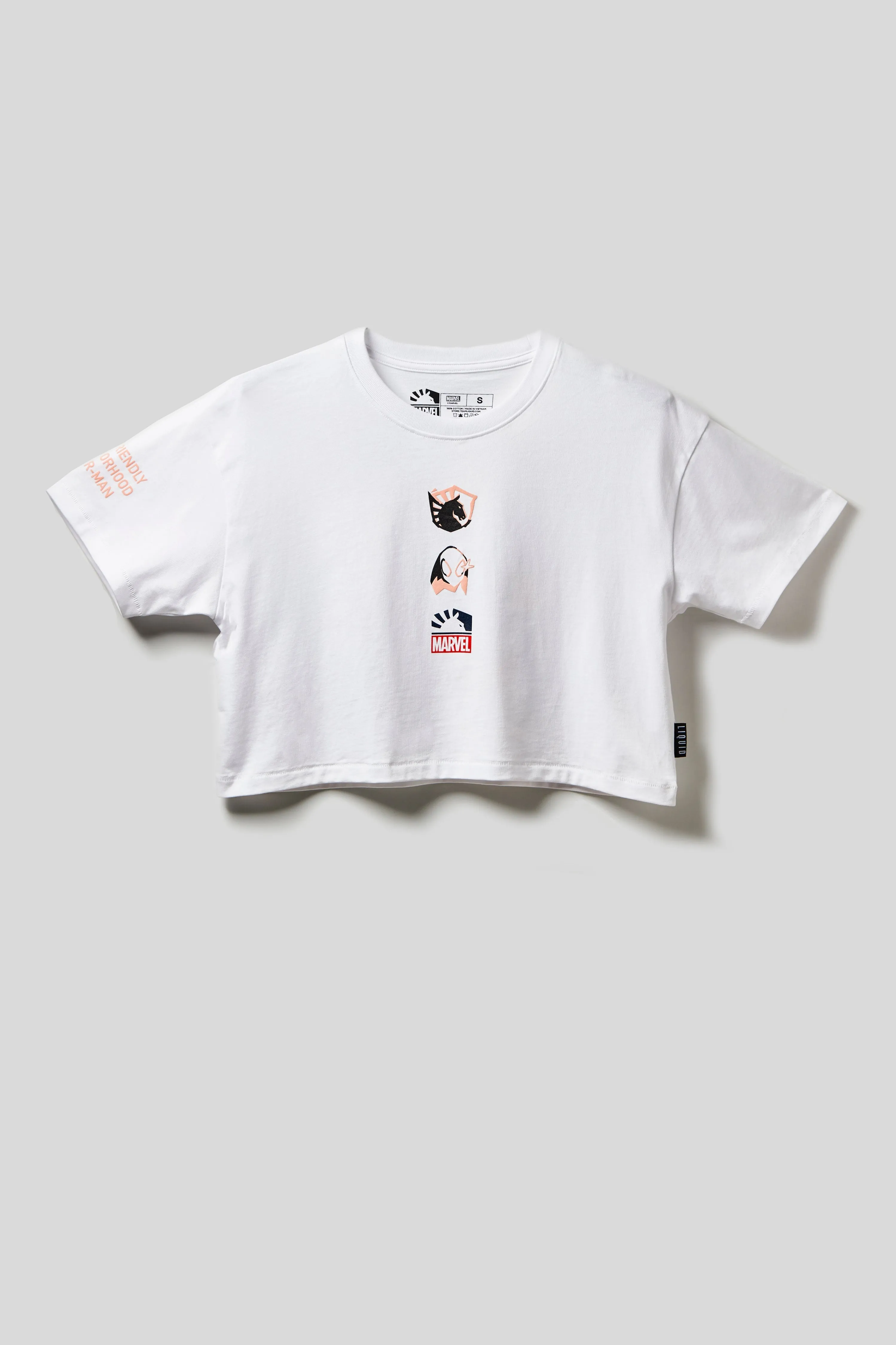 LIQUID X MARVEL GHOST-SPIDER CROP TOP