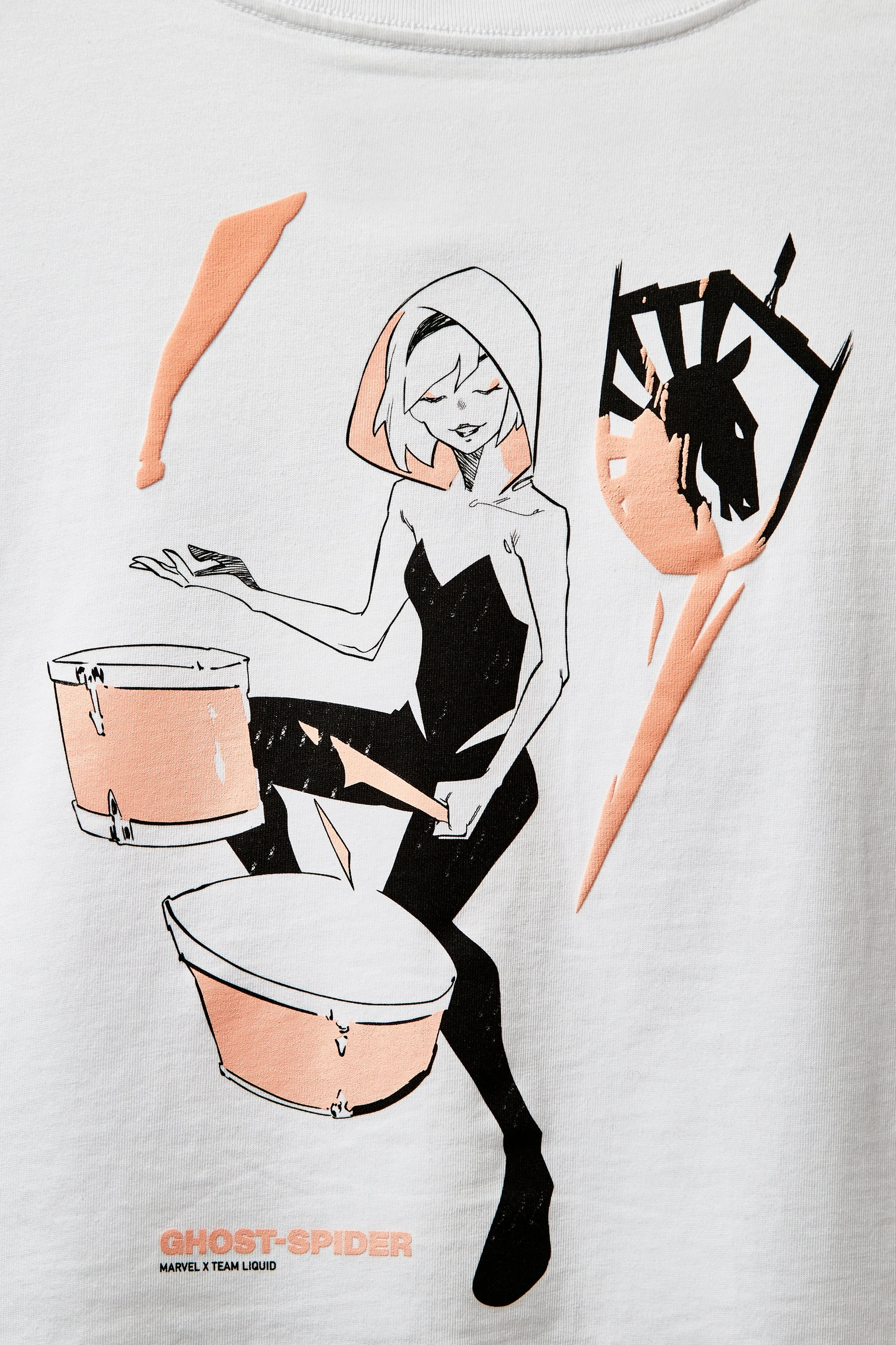 LIQUID X MARVEL GHOST-SPIDER CROP TOP