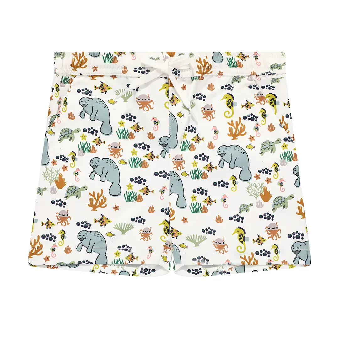 Manatee Boy Swim Trunks