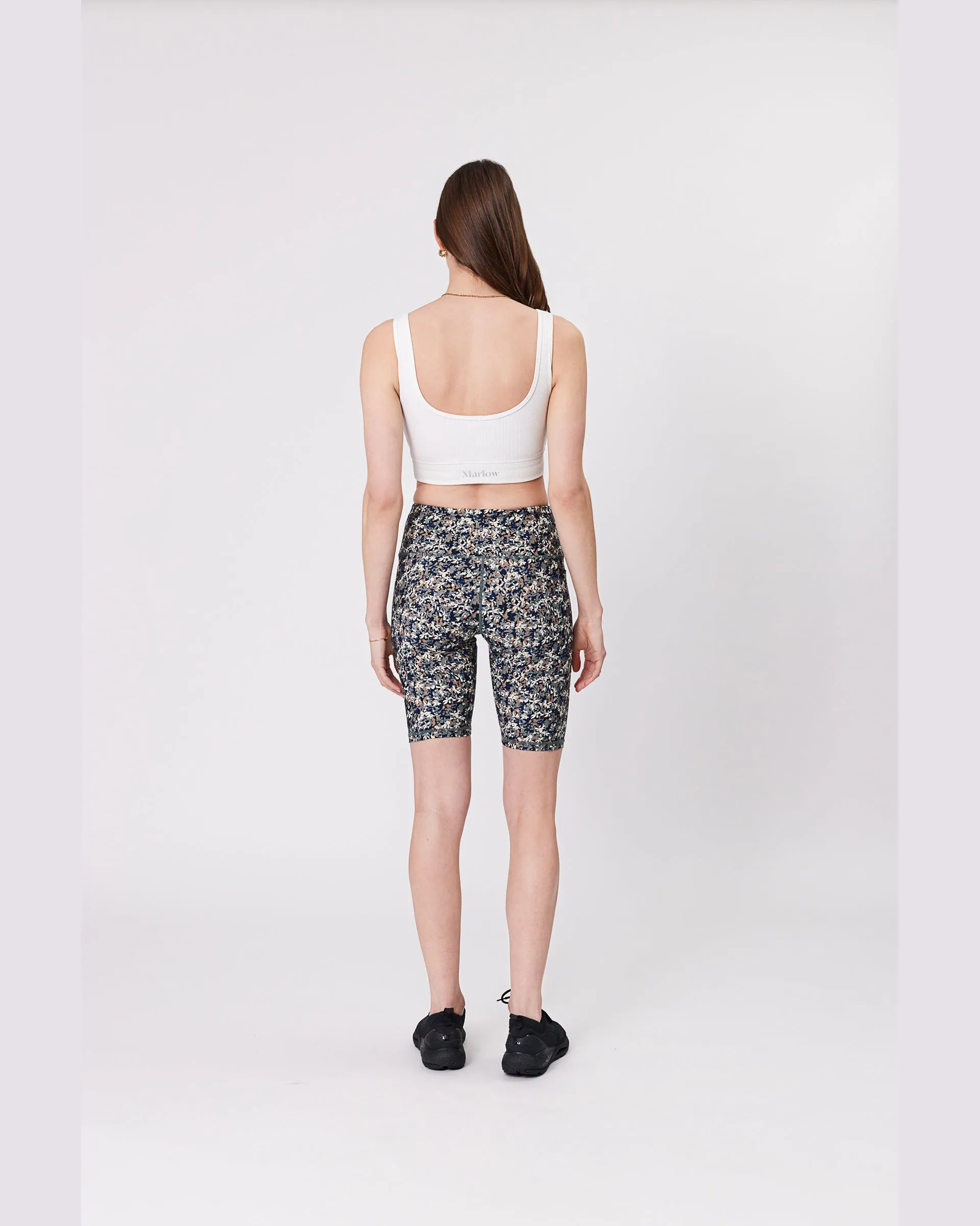 Marlow Circuit Pocket Bike Short - Jasmine Print