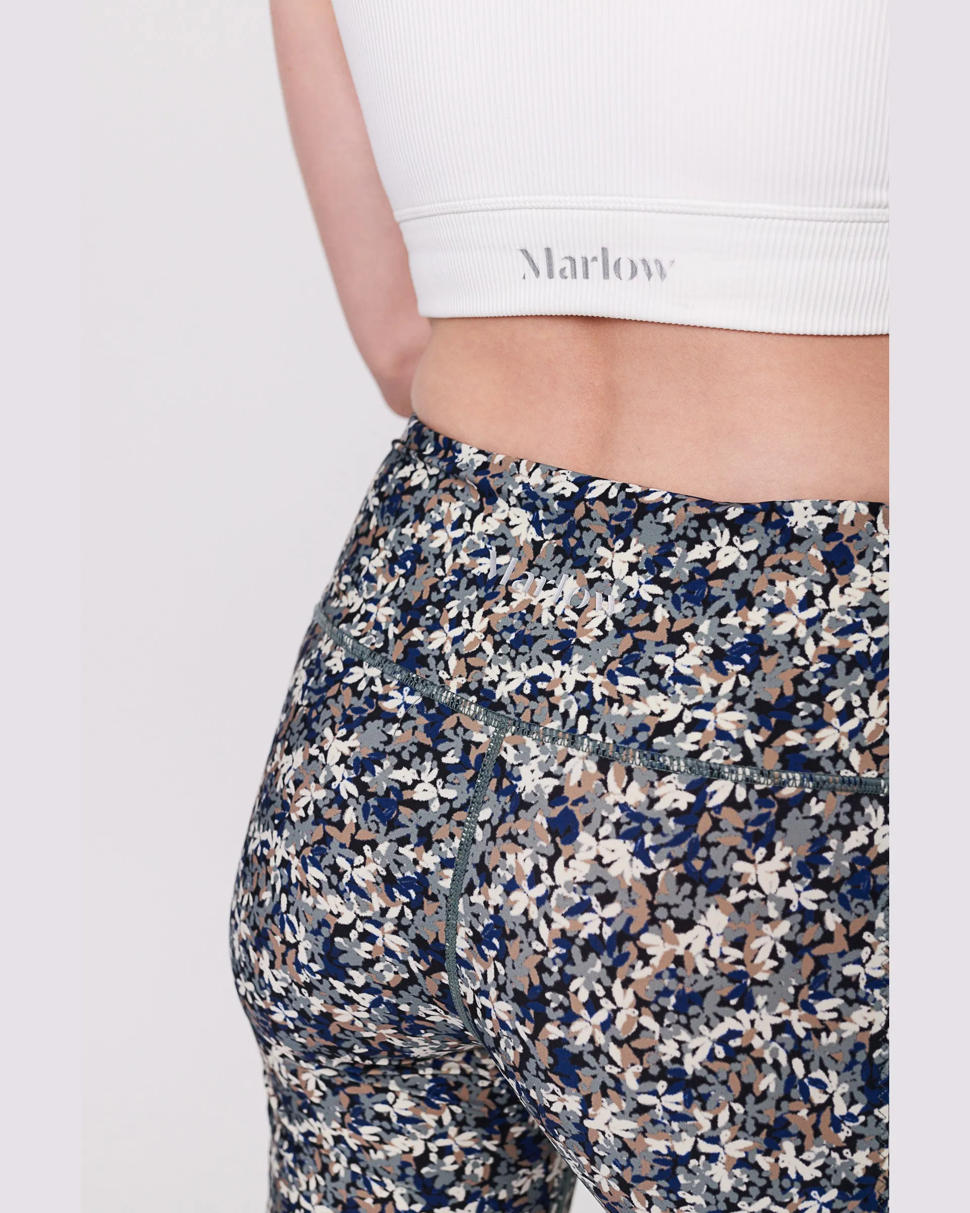 Marlow Circuit Pocket Bike Short - Jasmine Print