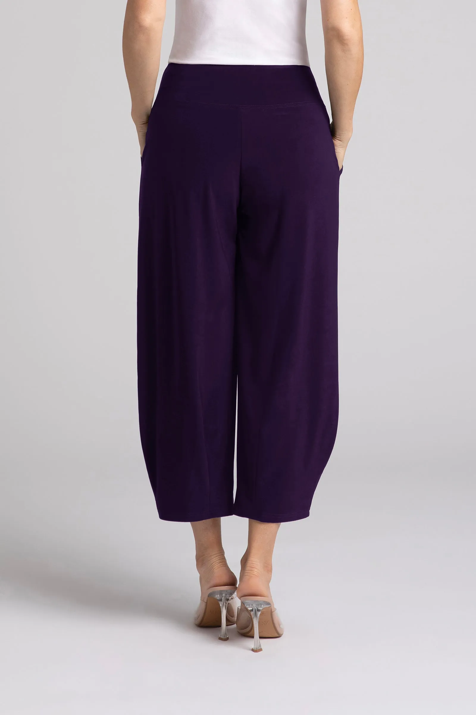 Narrow Lantern Pant Plus | Blackberry