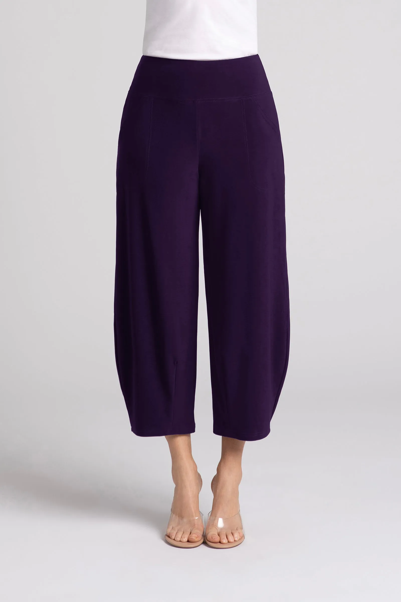 Narrow Lantern Pant Plus | Blackberry