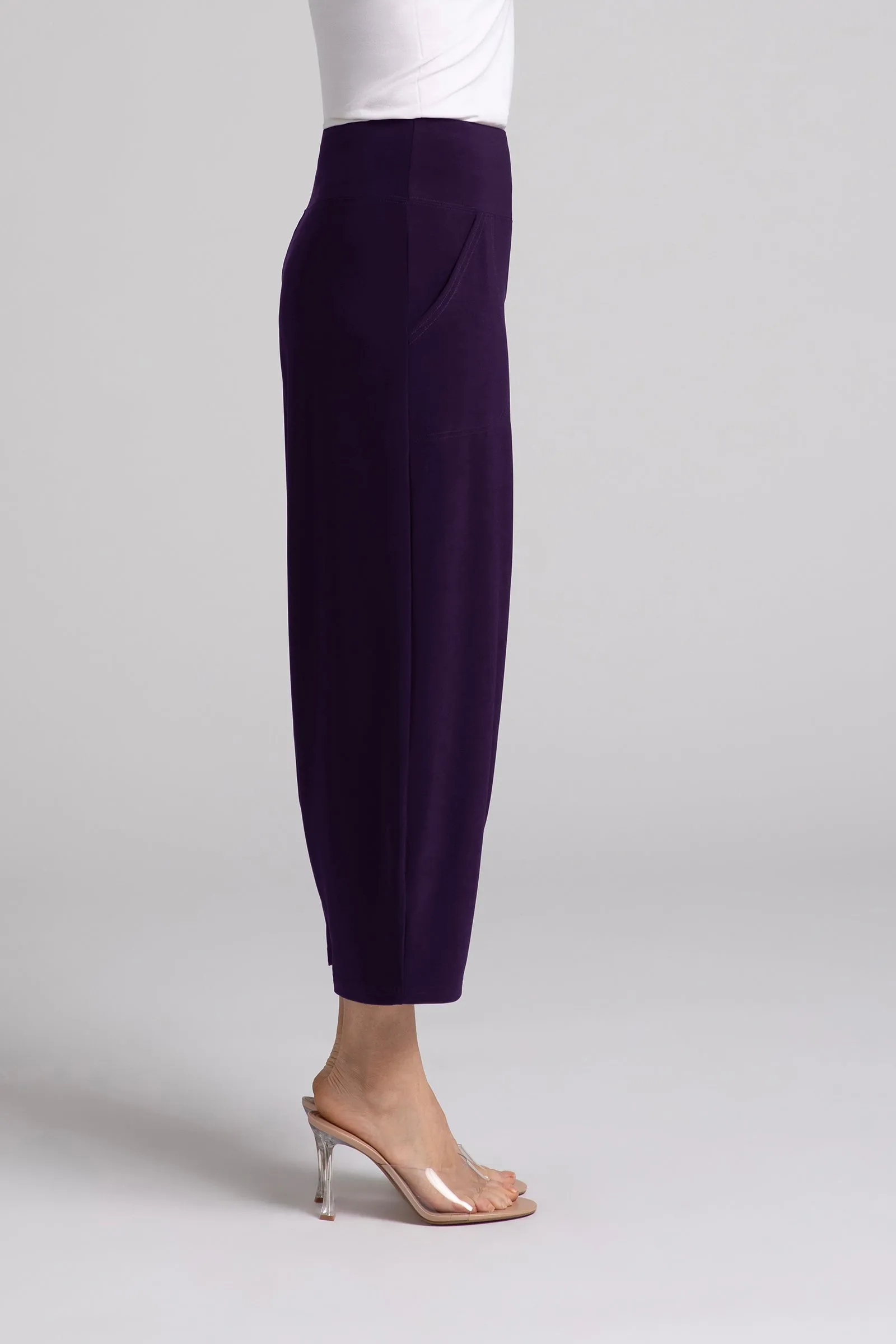 Narrow Lantern Pant Plus | Blackberry
