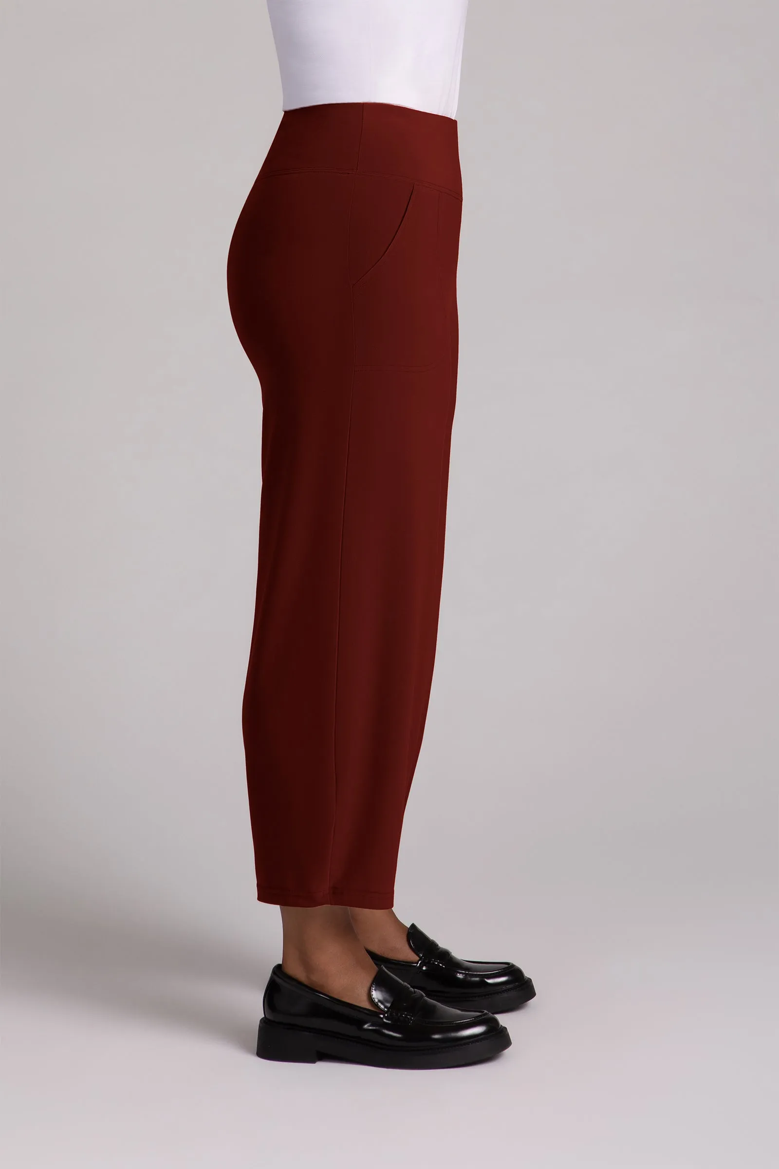Narrow Lantern Pant Plus | Rust