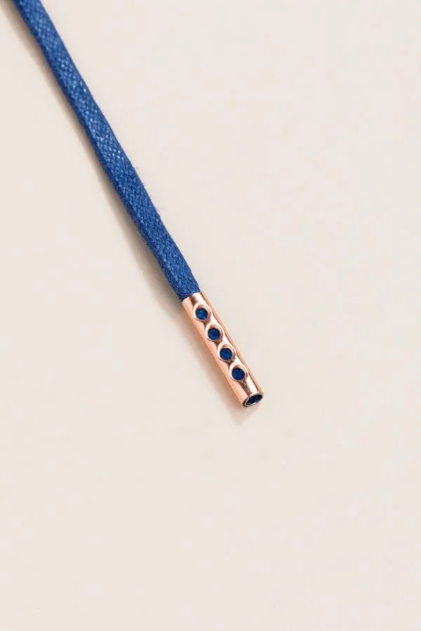 Navy | 4 mm Round Waxed Shoelaces