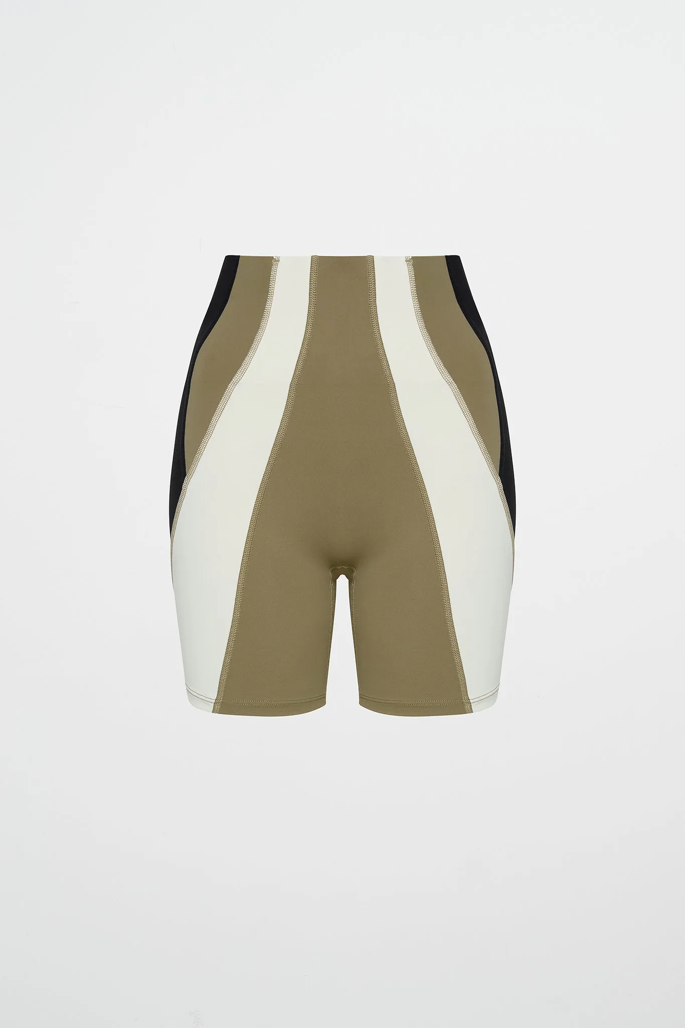 Panelled Bike Short 615