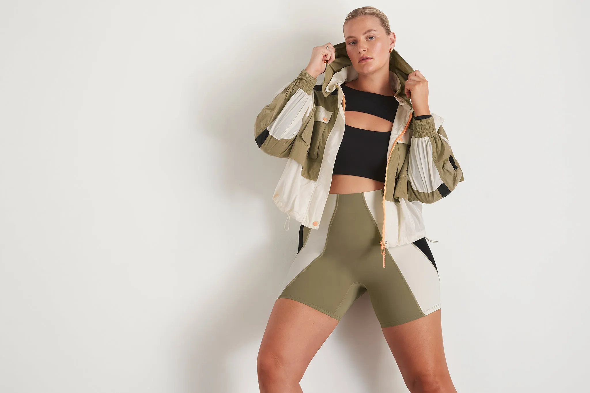 Panelled Bike Short 615