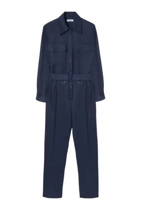 Patch Pocket Belted Jumpsuit