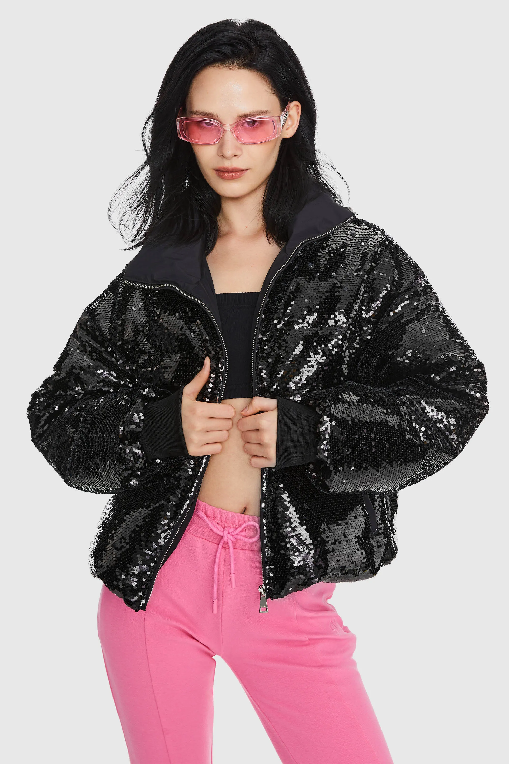 Puff-O O-Lab Disco Sequin Jacket
