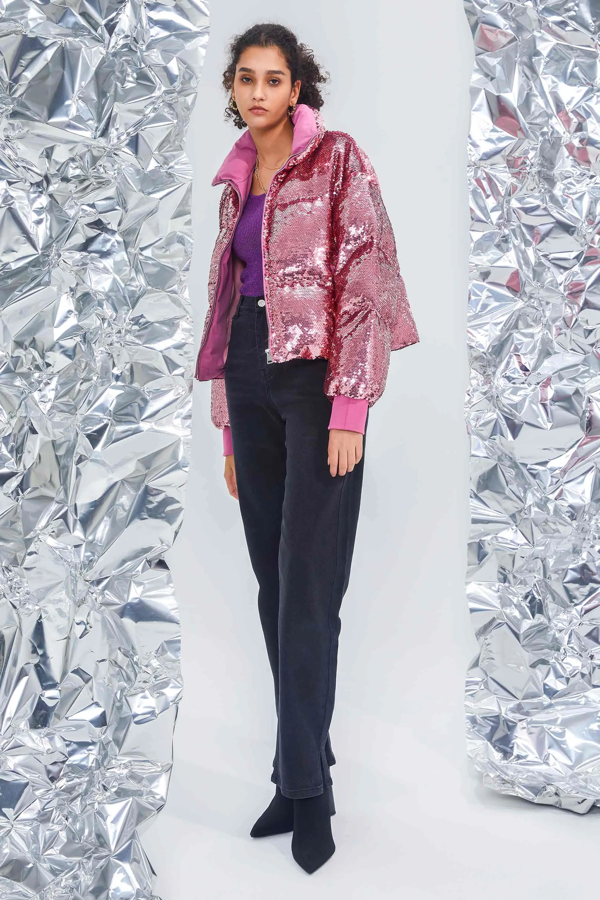 Puff-O O-Lab Disco Sequin Jacket