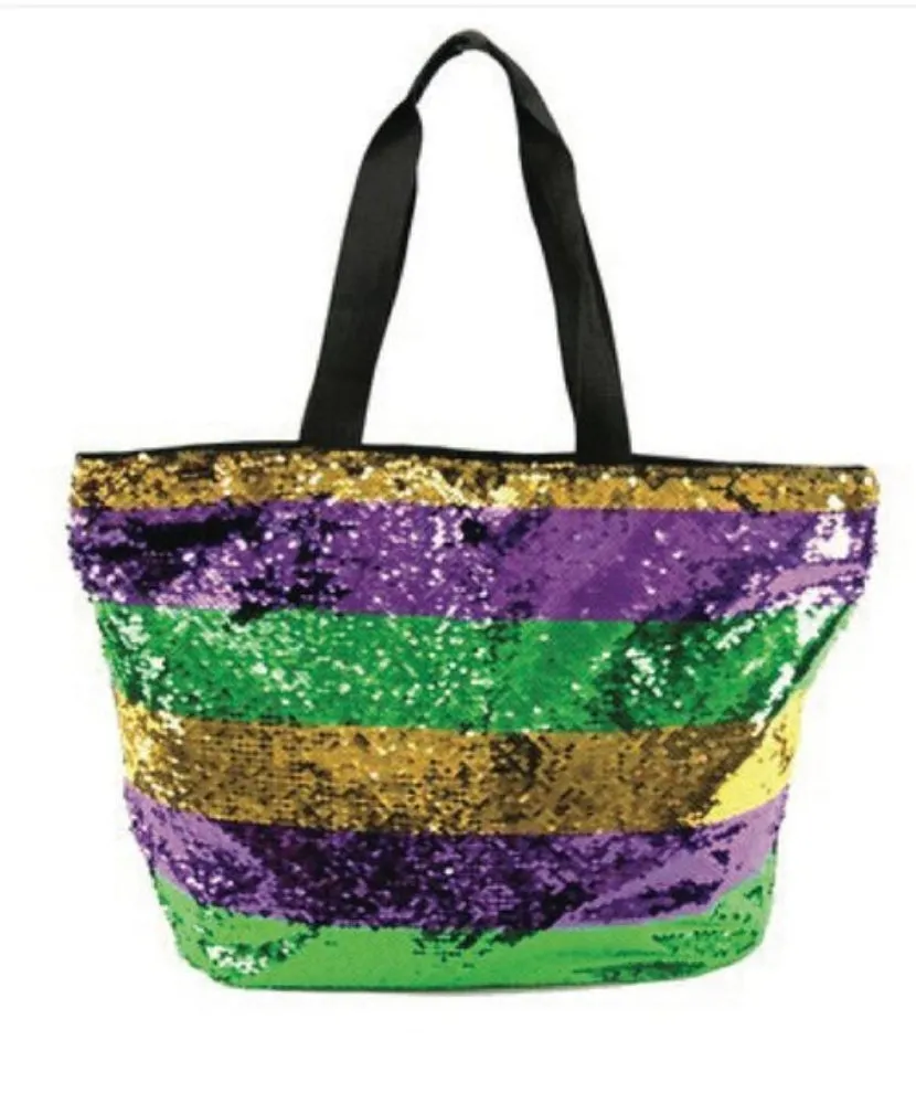 The Mardi gras large tote bag