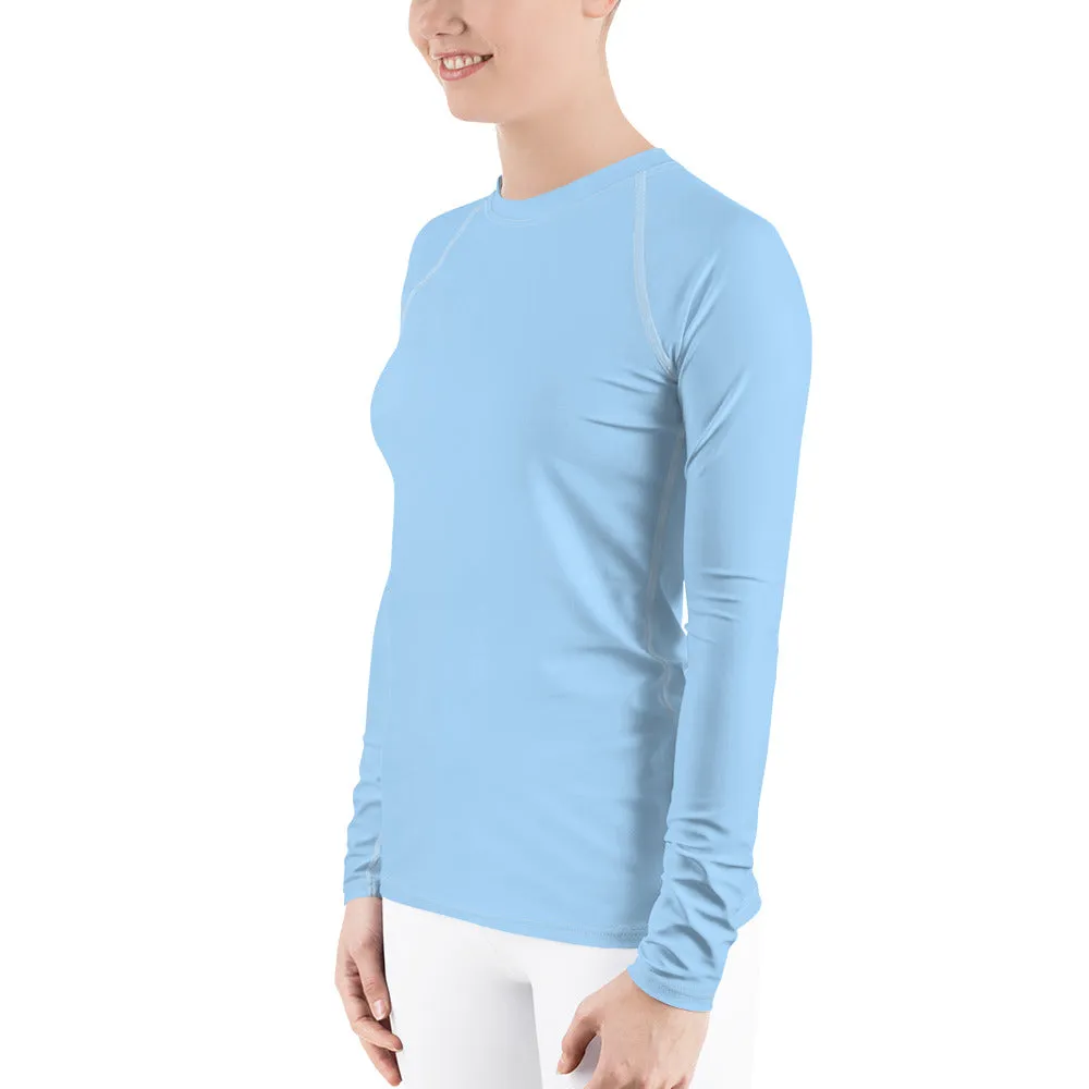 UPF 50 LONG SLEEVES RASH GUARD BABY BLUE