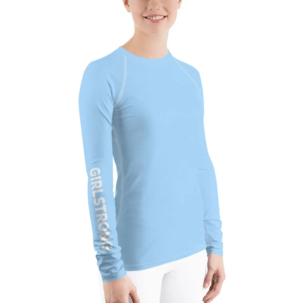 UPF 50 LONG SLEEVES RASH GUARD BABY BLUE