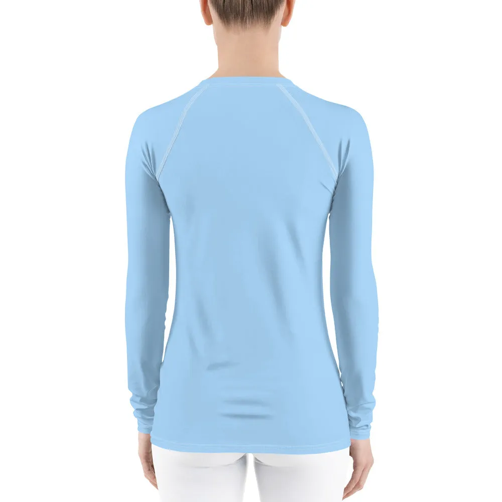 UPF 50 LONG SLEEVES RASH GUARD BABY BLUE