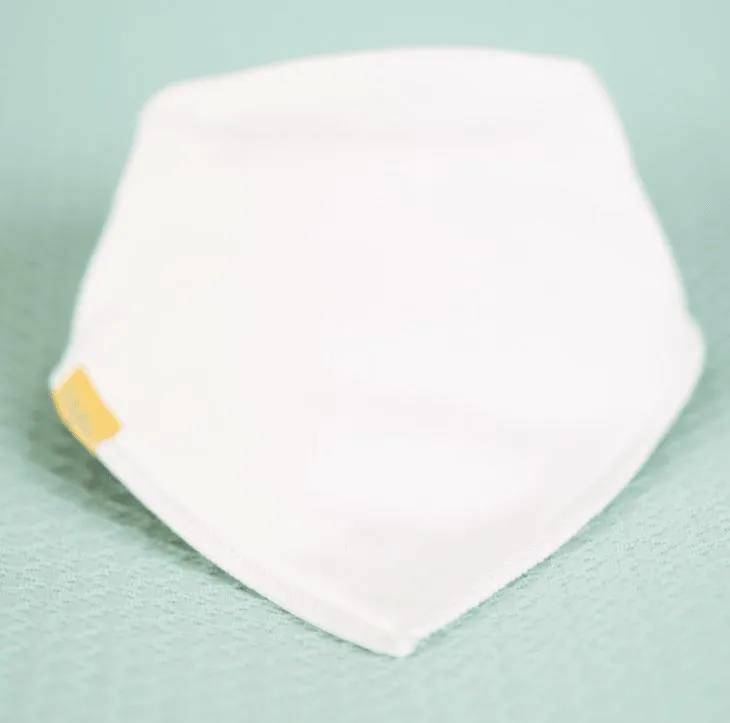 White Baby Bib