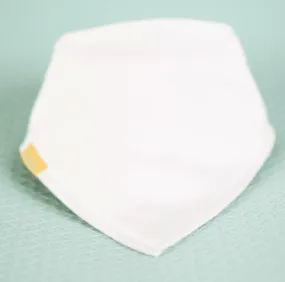 White Baby Bib