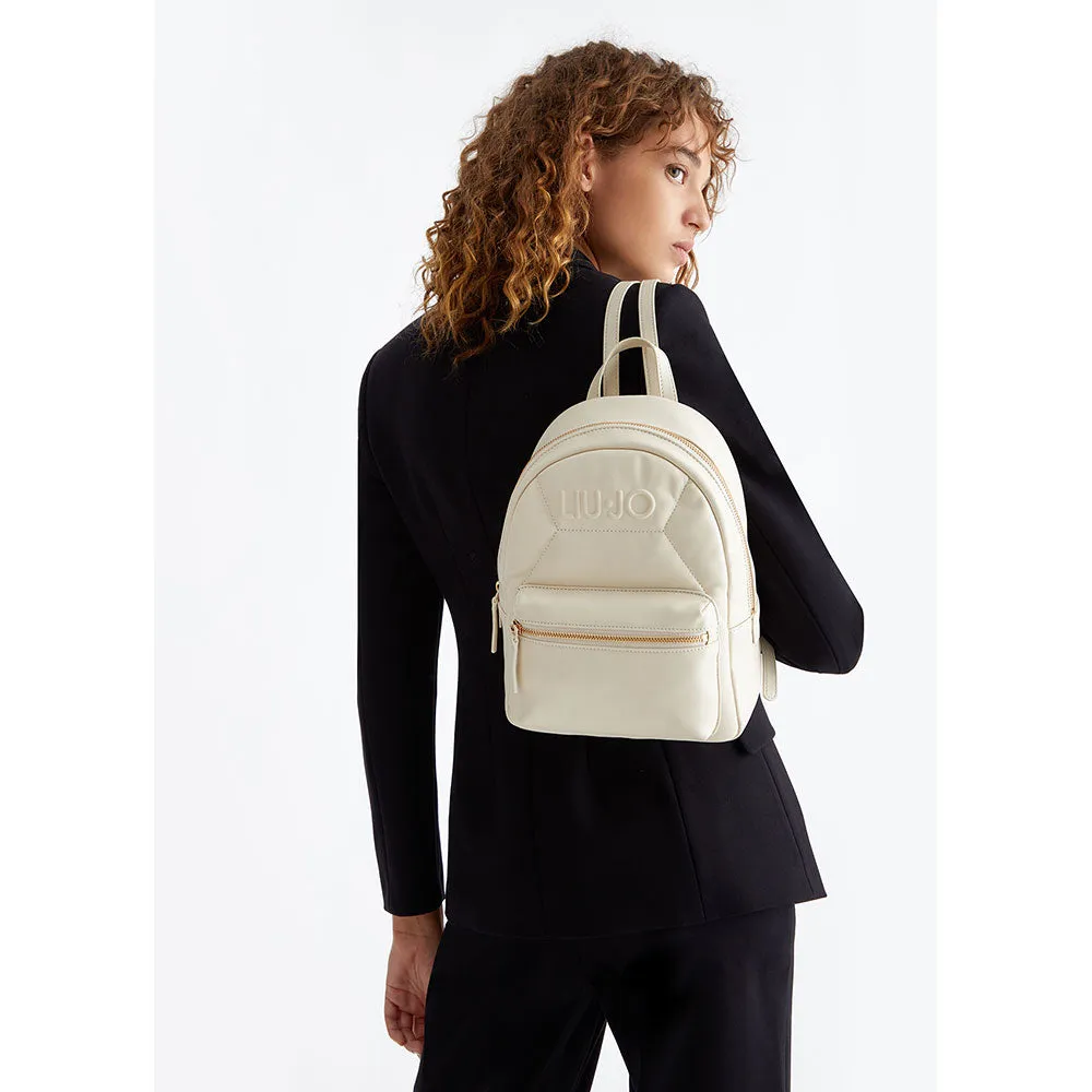 Zaino Donna LIU JO linea Bold Trapuntato colore Coffee Milk